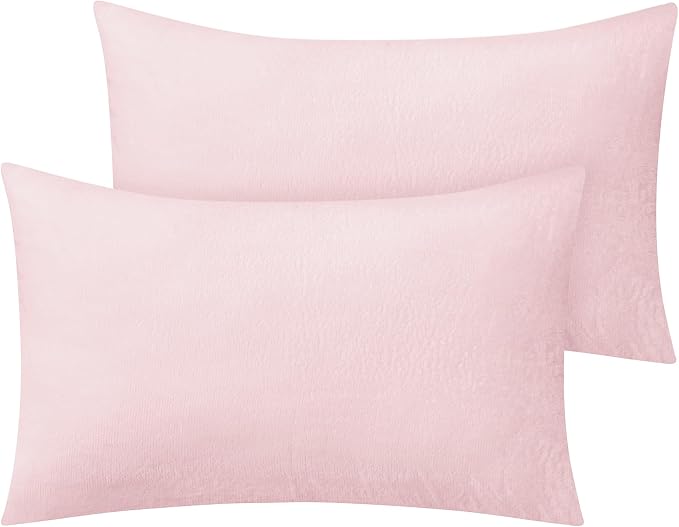 BEDELITE Flannel Pillowcases Standard Set of 2, Super Soft Fleece Pillow Case by BEDELITE