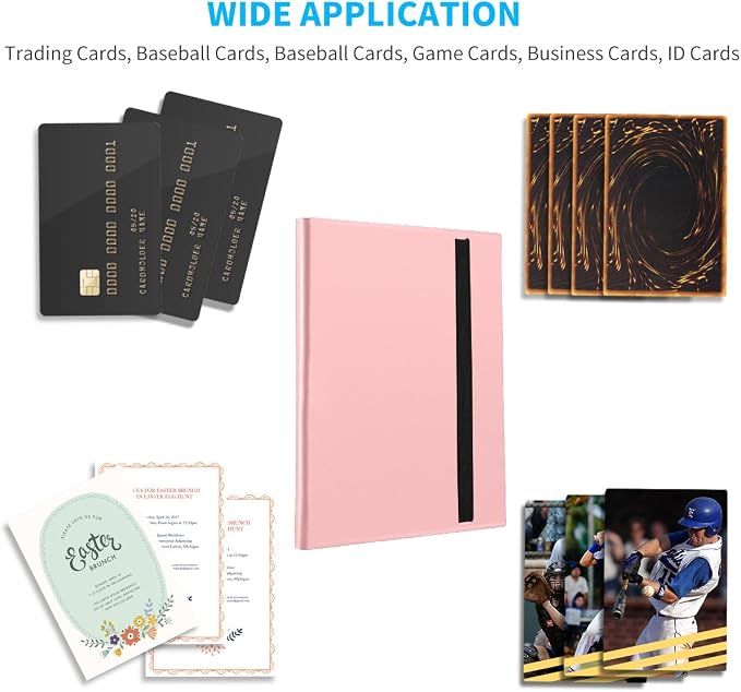Card Binder, 360 Pockets Upgraded Trading Card Binders, Cards Collection Binder - Image 5