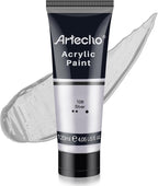 Artecho Silver Acrylic Paint, Art Craft Paints by Artecho