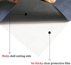 guangyintong Heat Transfer Vinyl Black HTV Rolls, Matte Surface PVC Material - Image 3