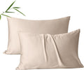 2 Pack Cooling Pillow Cases, Viscose Derived from Bamboo Pillow Protectors by ShunjieHome