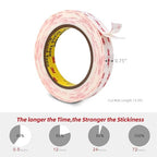 3M Double Sided Tape 3/4''x15.4Ft White Heavy Duty | Mounting Tape 4930 0.025in - Image 2
