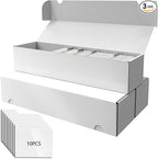 Card Box for Trading Cards, 14 Inch Laminated Card Storage Box by XRACV