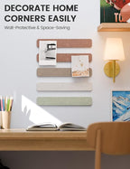 Fluxynara Cork Board Alternative Felt Strip Board 5-Pack 13"x2", Office Pin - Image 4