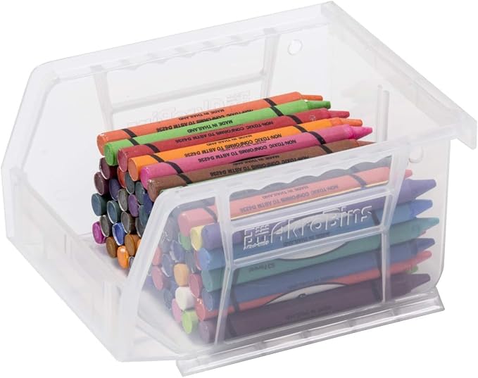 Akro-Mils 30210 AkroBins Plastic Storage Bins, Space-Saving Stackable Bins - Image 7