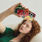 Case for Samsung Galaxy S24 FE Case, Vintage Floral Girly Design Hybrid Dual - Image 7