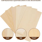 6 Pack Basswood Sheets for Crafts 12"x16"x1/8", 3mm Thick Plywood Sheets Board - Image 3