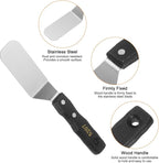 HARFINGTON No.5207 Painting Palette Knife Stainless Steel Flat Large Spatula - Image 4