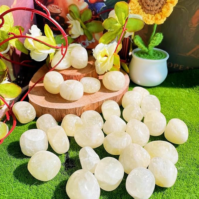 DUQGUHO Citrine Crystals Bulk Natural Irregular Polished Stones Tumbled - Image 5