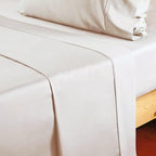 2-Pack Cotton Twin Flat Sheet Only, 600 Thread Count 100% Egyptian Cotton Top - Image 7