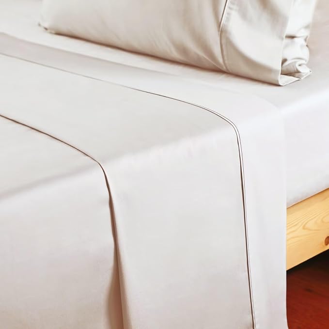 2-Pack Cotton King Flat Sheet Only, 600 Thread Count 100% Egyptian Cotton Top - Image 7