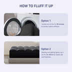 ELEMUSE Twin Black Mattress Topper - Image 7