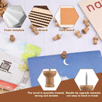 50 Pcs Wooden Push Pins, Decorative Thumb Tacks, Push Pins - Image 4