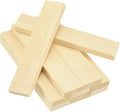 MECCANIXITY 10Pcs Wood Strips Slats, 9/32" x 7/8" x 4" Thin Wood Sticks Flat by MECCANIXITY