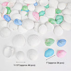 68 Pcs Small Natural Scallop Seashells 1-1.5 Inch Decorative Sea Shells | DIY - Image 2