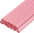 uxcell Mini Hot Glue Sticks for Glue Gun 7mm x 100mm Transparent Pink 12pcs by uxcell