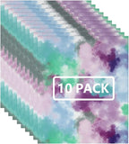 FUNKAKA Tie Dye HTV Heat Transfer Vinyl Bundle, 10 Sheets HTV Vinyl by FUNKAKA