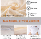 MOON PINE Pregnancy Pillow, U Shaped Full Body Pillow - Image 2