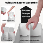 NUMINA 4 Pack 2-Row Large Card Storage Boxes, Holds up to 1800 Cards per Box - Image 5