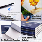 Non-Warping 100% Cotton Watercolor Paper Block - Image 5