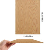 6Pcs 16 x 12 x 1/8 Inch Cherry Plywood Sheets Cherry Unfinished Plywood Sheet - Image 2