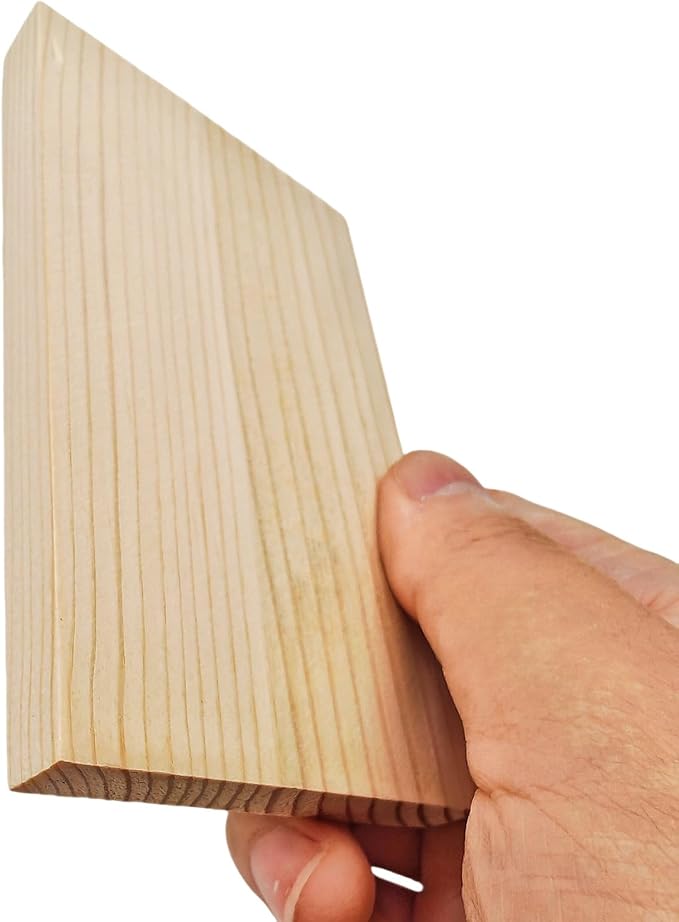 10PCS Rectangle Wood Boards Unfinished Wood Blocks - Image 4