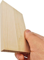 10PCS Rectangle Wood Boards Unfinished Wood Blocks - Image 4