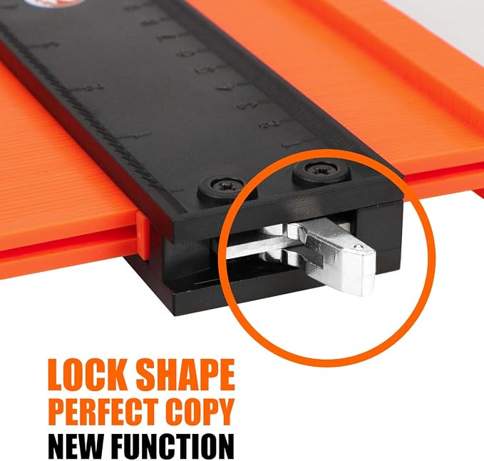 Saker Contour Gauge Profile Tool- Adjustable Lock-Precisely Copy Irregular - Image 2