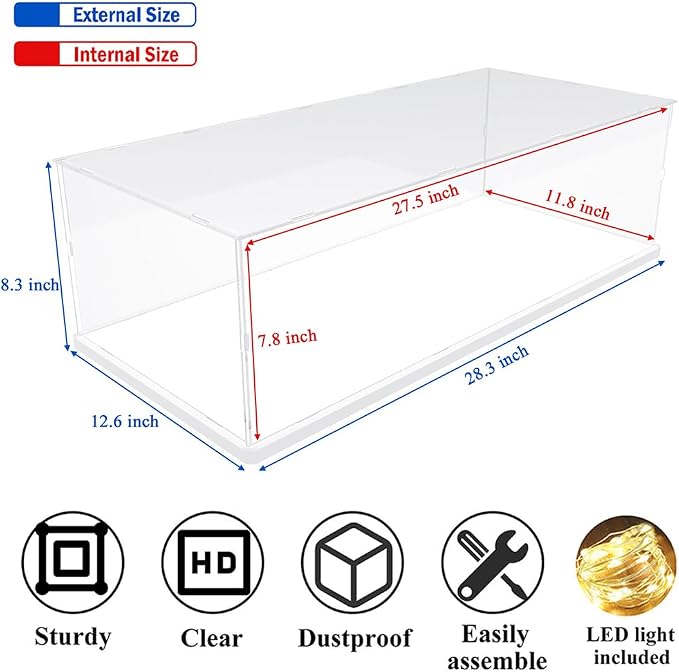 DuvinDD Acrylic Display Case for Lego Car Mercedes F1 42171, McLaren F1 42141 - Image 2