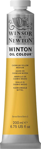Winsor & Newton Winton Oil Color, 200ml Tube, Cadmium Yellow Medium - Image 12