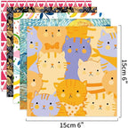 12 Different Packs Full Collection Origami Paper Kit 6 Inch Square Double Sided - Image 3