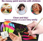 FUNNYB&G Rainbow Scratch Paper Art - Image 5