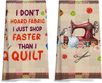 Quilters Gifts Kitchen Towels, Sewing Quilting Lovers Gifts Kitchen Towels by Unknown