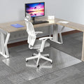 Office Chair Mat for Carpets - 45” x 53” Clear Carpet Chair Mats for Low Pile Carpeted Floors Home Office, Studded Floor Mat for Office Chair on Carpet