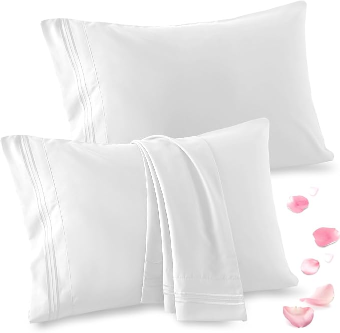 Vonty 2 Pack King Pillow Cases by CreateCozyLife