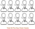 PAXCOO 100 Pcs Key Chain Hooks - Image 2