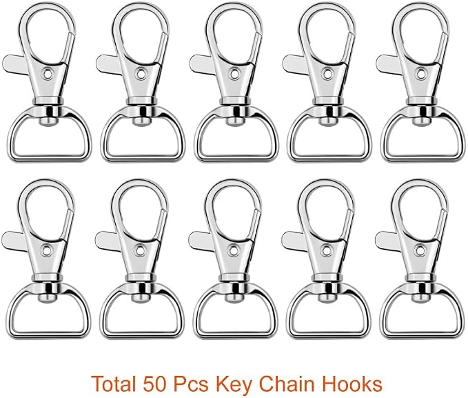 PAXCOO 100 Pcs Key Chain Hooks - Image 2