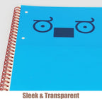 10-Pack A4 Colored PVC Flexible Plastic Sheets, 0.3mm Blue Transparent Film - Image 4