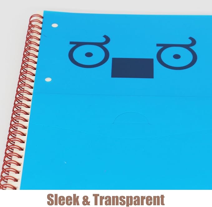 10-Pack A4 Colored PVC Flexible Plastic Sheets, 0.3mm Blue Transparent Film - Image 4