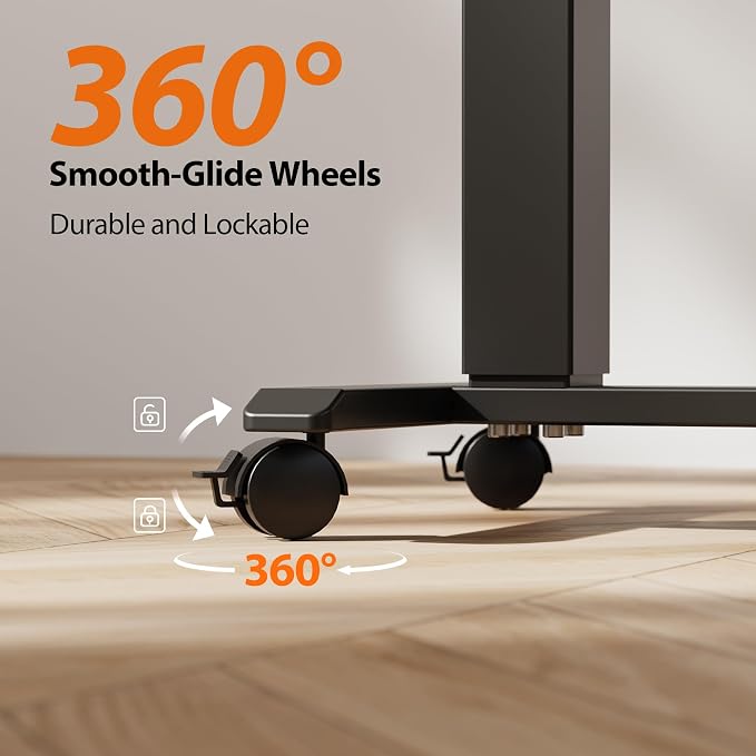Agilestic Electric Standing Desk, 26 x 16 Inches Height Adjustable Desk - Image 7