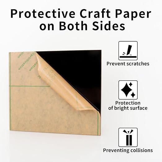 1/8 Thick 8 x 12 inch Acrylic Sheets - Image 4