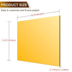 Gold Acrylic Sheets Plastic Wall Mirrors, ALCCIFI 11.8" x 15.7" x 1/8" - Image 4
