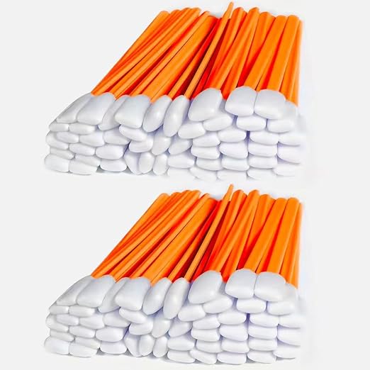 400pcs Foam Cleaning Swabs, Professional Lint Free Sponge Tip Lab Swab by FTPGBL