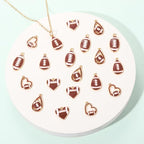 20PCS Sports Charms Enamel Basketball Baseball Pendant Charms - Image 3