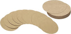 PATIKIL 3inch Circle Card Stock, Kraft Color by PATIKIL