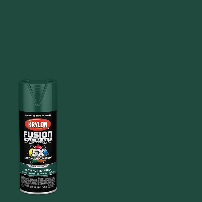Krylon Rust Preventative Spray Paint, Hunter Green, 12 oz K02789007-1 Each - Image 2