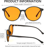 LIKSMU Blue Light Blocking Glasses Computer Gaming TV Phone Sleeping Glasses - Image 4