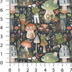 Woodland Patchwork Fabric Panel 100x155 cm – 100% Cotton Satin, 6 Coordinated - Image 5