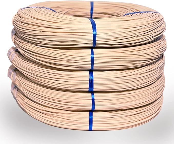 VFULIE 5PCS Basket Round Reeds #5 2.75mm 1-Pound Coil Basket Weaving Canes by VFULIE