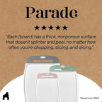 GORILLA GRIP BPA-Free Reversible Kitchen Cutting Board Set of 3, US Designed - Image 9